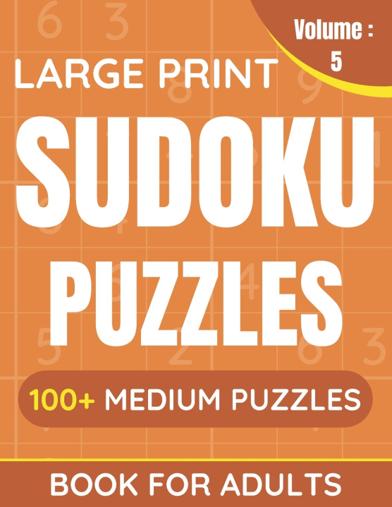 Knjiga Large Print Sudoku Puzzles Book For Adults BOOKS FUNAFTER BOOKS