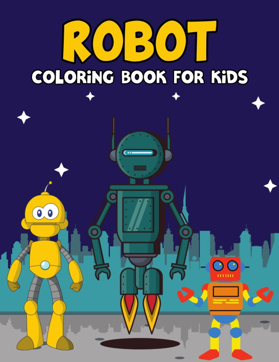 Buch Robot Coloring Book for Kids Studio Pixelart Studio