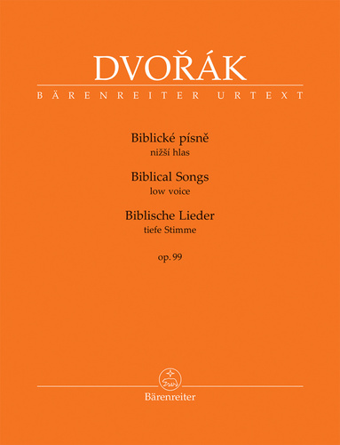 Książka Biblické písně nižší hlas, op. 99 