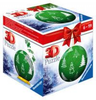 Hra/Hračka Ravensburger 3D Puzzle-Ball Weihnachtskugel Norweger Muster 11269  - 54 Teile - für Weihnachtsfans ab 6 Jahren 
