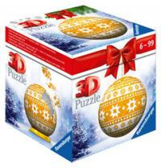 Hra/Hračka Ravensburger 3D Puzzle-Ball Weihnachtskugel Tannenbaum 11270  - 54 Teile - für Weihnachtsfans ab 6 Jahren 