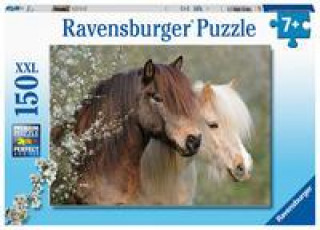 Gra/Zabawka Ravensburger Kinderpuzzle 12986 - Schöne Pferde 150 Teile XXL - Puzzle für Kinder ab 7 Jahren 