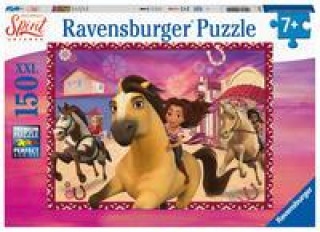 Játék Ravensburger Kinderpuzzle 12994 - Freunde fürs Leben 150 Teile XXL - Spirit Puzzle für Kinder ab 7 Jahren 