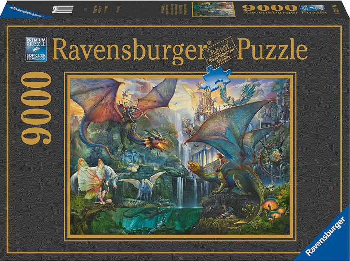 Játék Ravensburger Puzzle 16721 -  Drachenwald    9000 Teile Puzzle für Erwachsene und Kinder ab 14 Jahren 