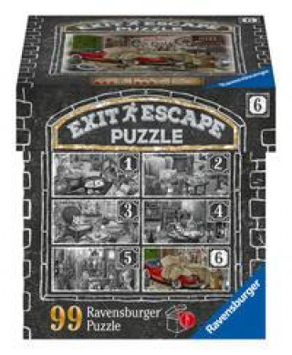 Játék Ravensburger EXIT Puzzle 16882 - Im Gutshaus Garage - 99 Teile Puzzle für Erwachsene und Kinder ab 14 Jahren 