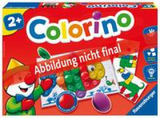 Játék Ravensburger Kinderspiele 20832 - Colorino - Kinderspiel zum Farbenlernen, Mosaik Steckspiel, Spielzeug ab 2 Jahre 