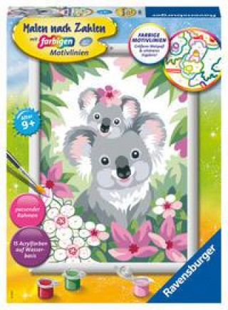 Játék Ravensburger Malen nach Zahlen 28984 - Süße Koalas - Kinder ab 9 Jahren 
