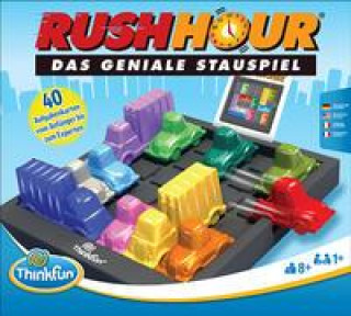 Joc / Jucărie Rush Hour - Das geniale Stauspiel und bekannte Logikspiel von Thinkfun für Jungen und Mädchen ab 8 Jahren 