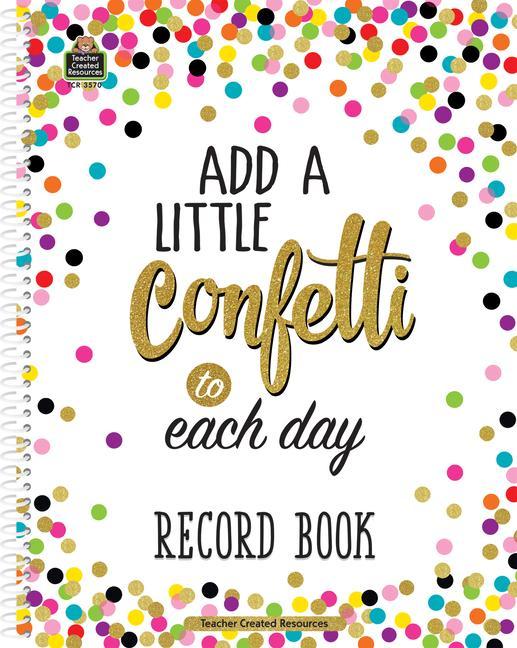Kniha Confetti Record Book 