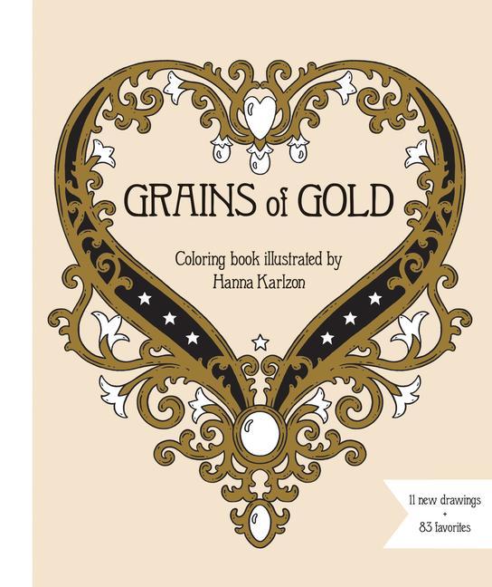 Carte Grains of Gold Coloring Book 