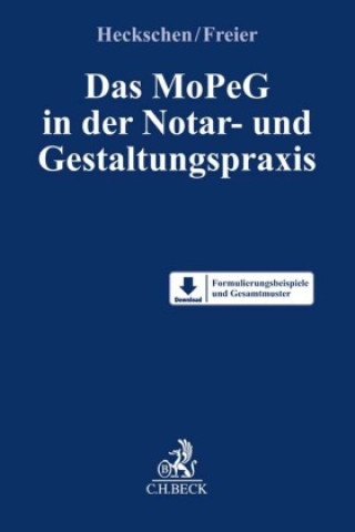 Kniha Das MoPeG in der Notar- und Gestaltungspraxis Sophie Freier