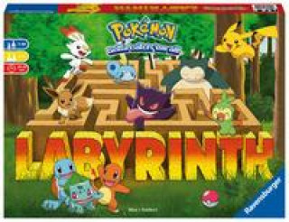 Játék Ravensburger 26949 - Pokémon Labyrinth - Familienspiel für 2-4 Spieler ab 7 Jahren 