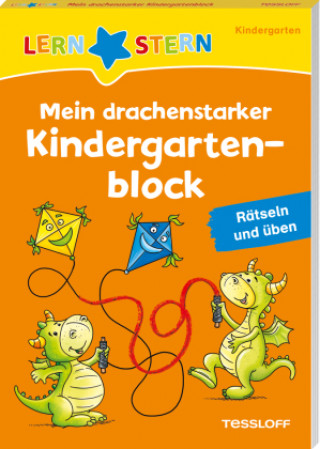 Carte LERNSTERN. Mein drachenstarker Kindergartenblock. Rätseln und üben Stefan Lohr