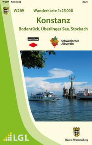 Tiskanica Konstanz 1:25 000 Wanderkarte LGL