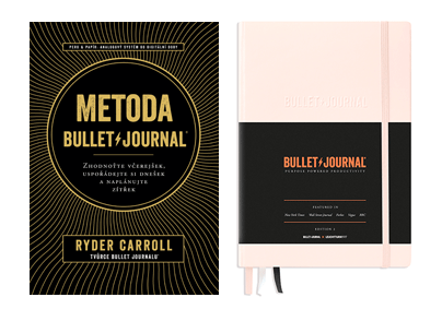 Книга Balíček Metoda Bullet Journal + zápisník Leuchtturm1917 Edition2 - starorůžový Ryder Carroll (kniha)