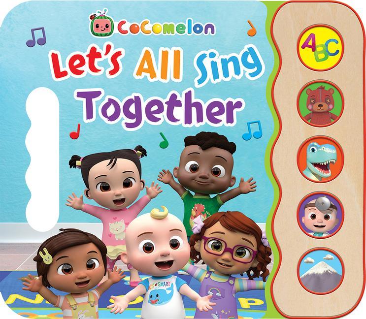 Книга Cocomelon Let's All Sing Together Cottage Door Press
