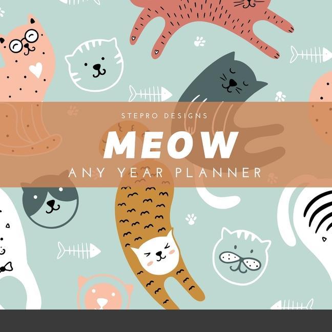 Carte Meow Any Year Planner Stepro Designs
