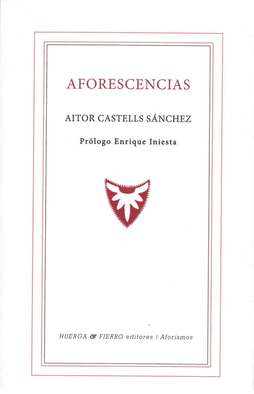 Kniha Aforescencias AITOR CASTELLS SANCHEZ