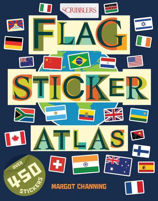 Kniha Scribblers Flag Sticker Atlas 