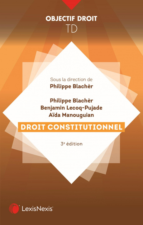 Kniha Travaux dirigés de droit constitutionnel Blacher
