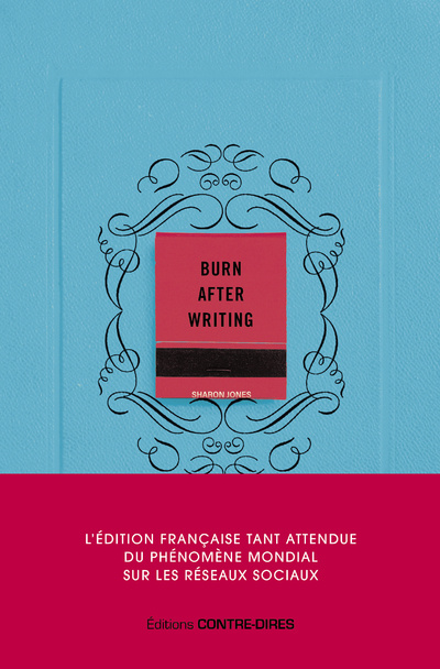 Könyv Burn after writing (Bleu) - L'édition française officielle Sharon Jones