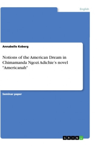 Könyv Notions of the American Dream in Chimamanda Ngozi Adichie?s novel "Americanah" 
