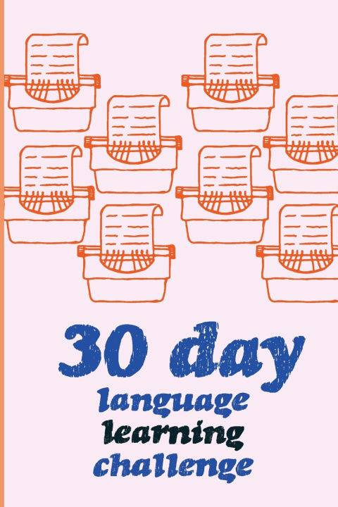Knjiga 30 Day Language Learning Challenge Fig Pink Fig