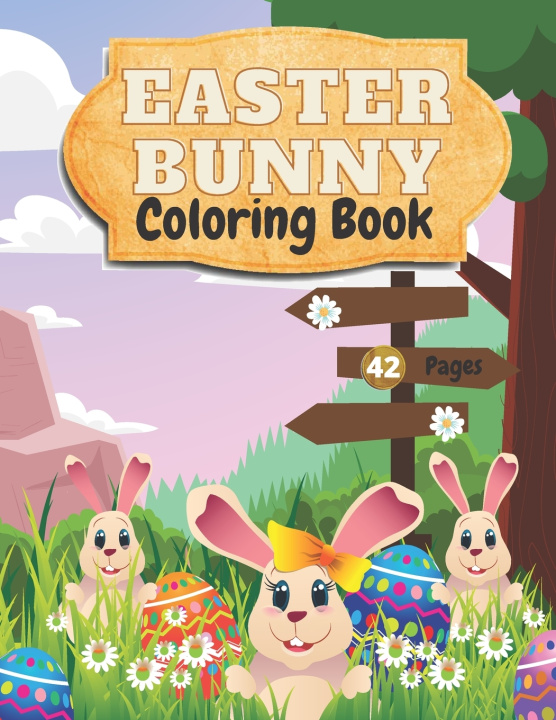 Knjiga Easter Bunny Coloring Book Ocean White Ocean
