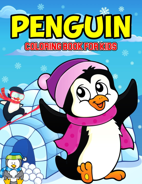 Knjiga Penguin Coloring Book for Kids Bear Cheesy Bear