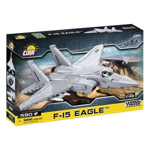 Joc / Jucărie Stavebnice COBI Armed Forces F-15 Eagle, 1:48, 590 kostek 