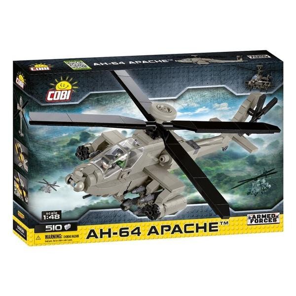 Joc / Jucărie Stavebnice COBI Armed Forces AH-64 Apache, 1:48, 510 kostek 