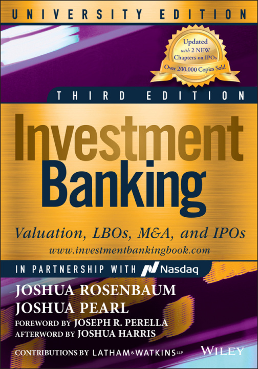 Knjiga Investment Banking Joshua Rosenbaum