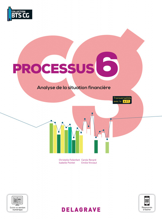 Książka Processus 6 - Analyse de la situation financière BTS Comptabilité Gestion (CG) (2021) - Pochette élève collegium