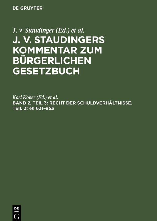 Kniha Recht Der Schuldverhaltnisse. Teil 3:  631-853 Theodor Loewenfeld
