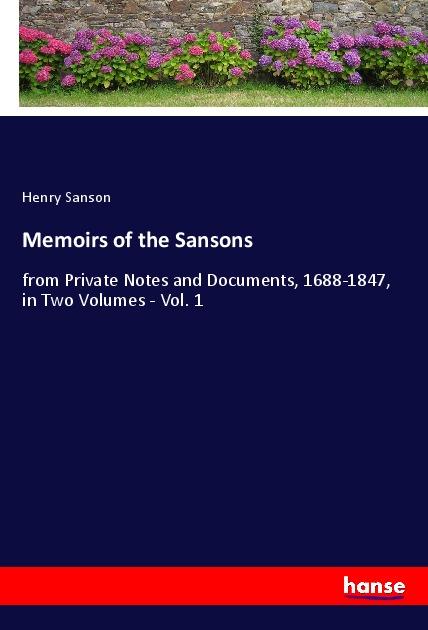 Kniha Memoirs of the Sansons Henry Sanson