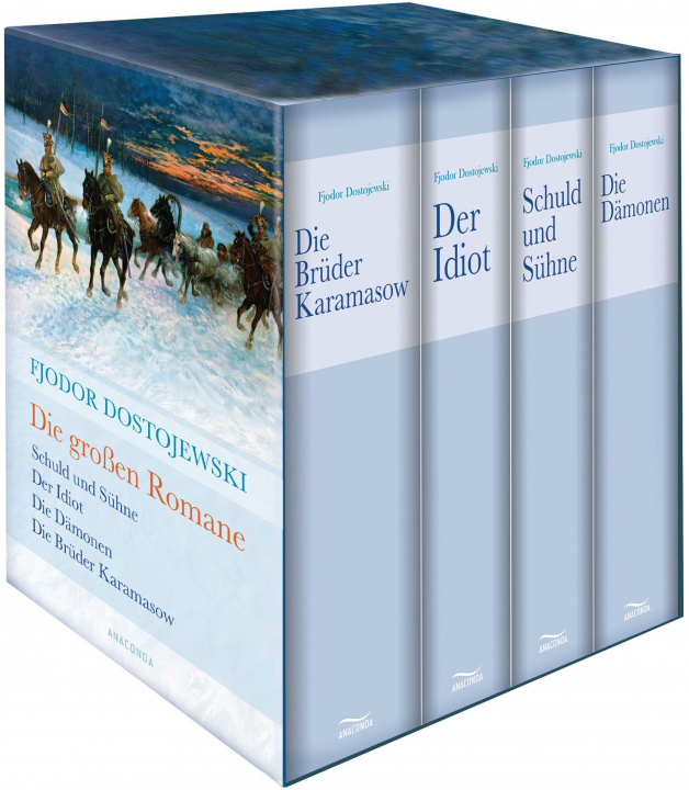 Könyv Die großen Romane. (Schuld und Sühne - Der Idiot - Die Dämonen - Die Brüder Karamasow) (4 Bände im Schuber) Hermann Röhl