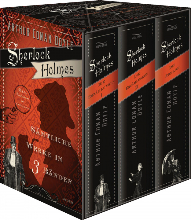 Carte Sherlock Holmes - Sämtliche Werke in 3 Bänden (Die Erzählungen I, Die Erzählungen II, Die Romane) (3 Bände im Schuber) Marion Herbert