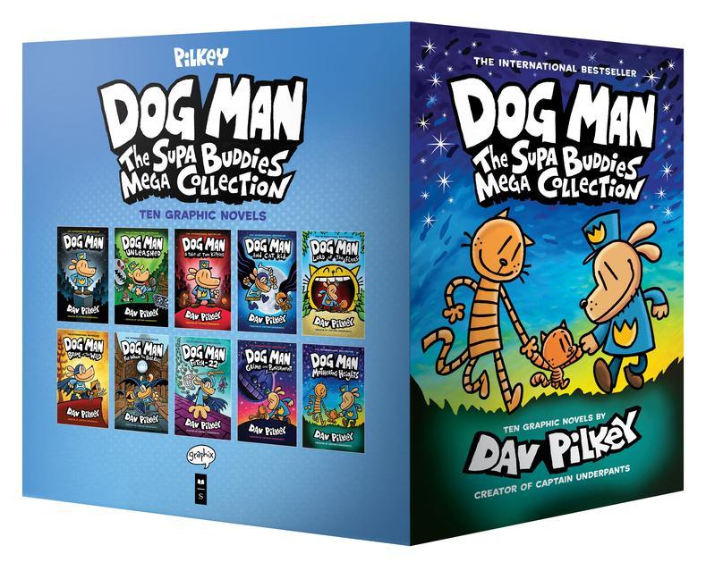 Könyv Boxed - Dog Man: The Supa Buddies Mega Collection Dav Pilkey