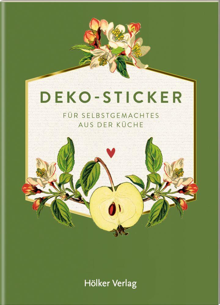 Gra/Zabawka Deko-Sticker, Äpfel (Küchenpapeterie) 