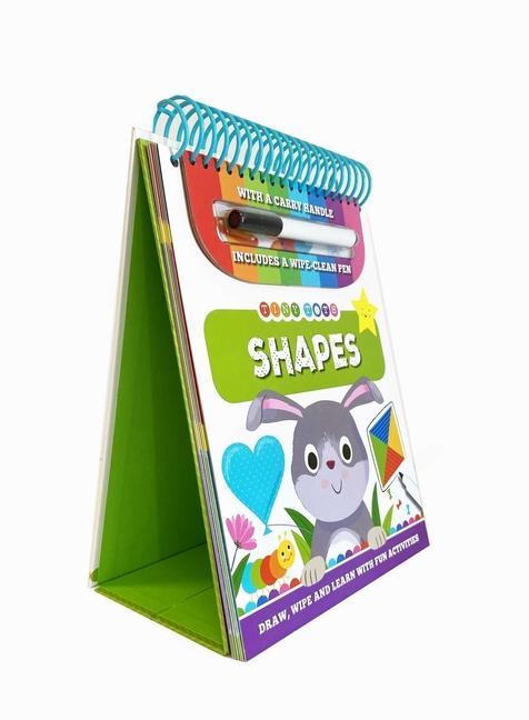 Carte Tiny Tots Shapes: Wipe Clean Book with Carry Handle and Easel 