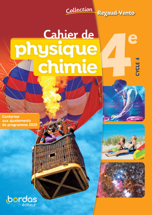 Knjiga Regaud/Vento Physique Chimie 4e 2021 Cahier de l'élève collegium