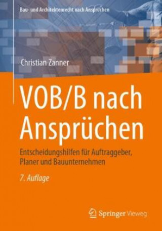 Knjiga Vob/B Nach Anspruchen Christian Zanner