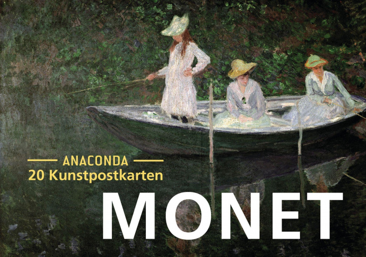Knjiga Postkarten-Set Claude Monet 