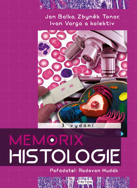 Książka Memorix histologie Radovan Hudák