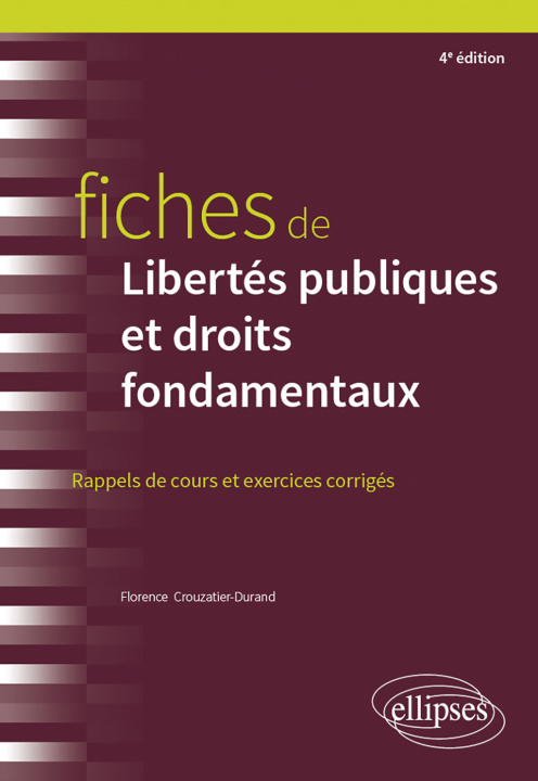 Kniha Fiches de Libertés publiques et droits fondamentaux Crouzatier-Durand