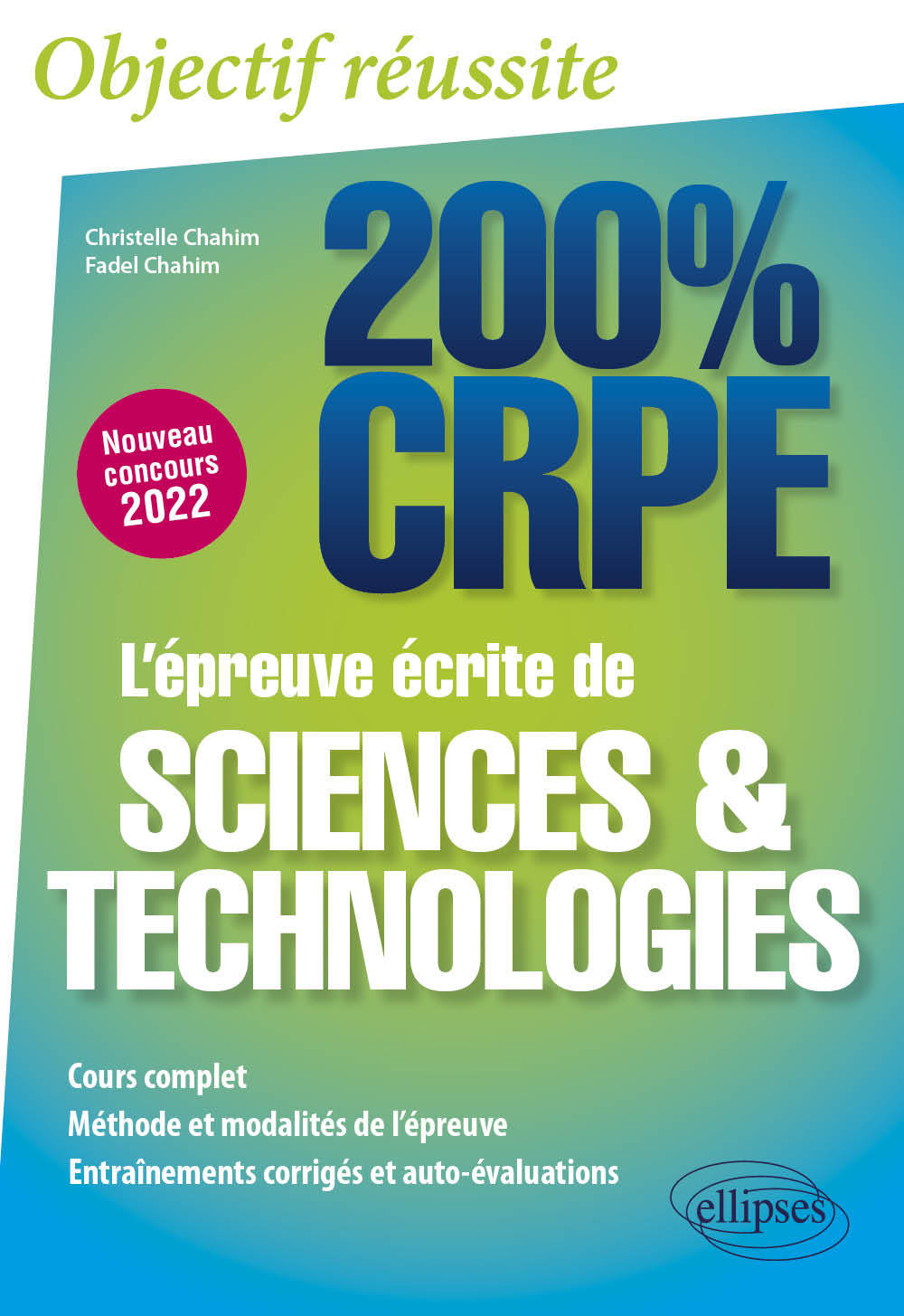 Książka L'épreuve écrite de sciences et technologie - CRPE Nouveau concours 2022 Chahim