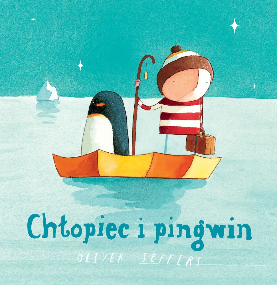Book Chłopiec i pingwin Oliver Jeffers