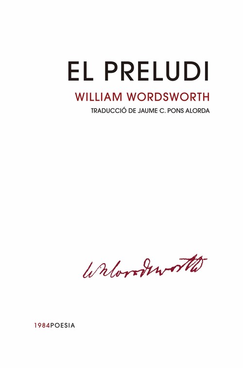 Knjiga El preludi WILLIAM WORDSWORTH
