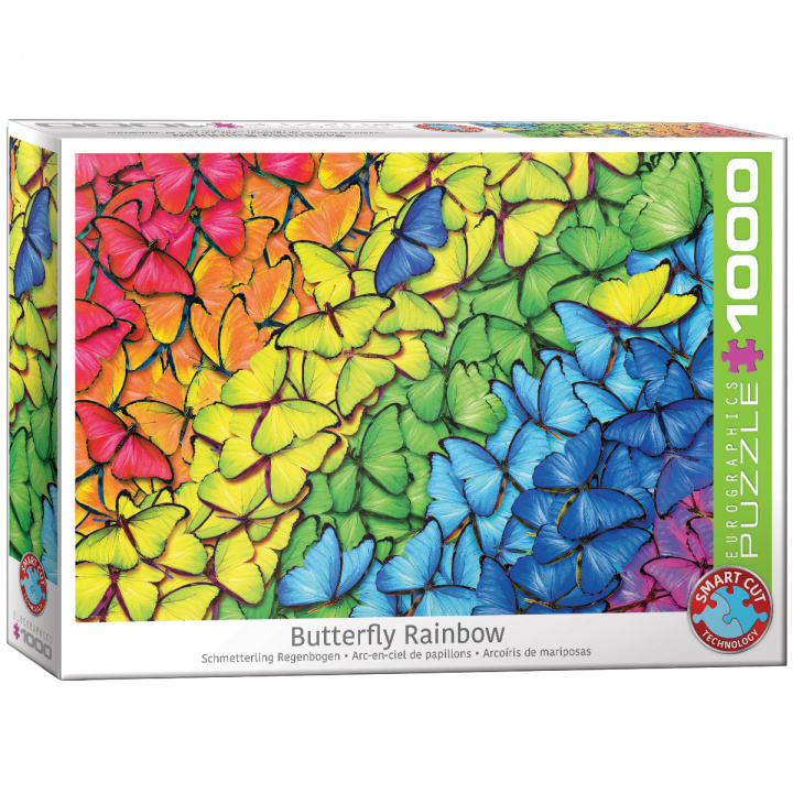 Joc / Jucărie Puzzle 1000 Butterfly Rainbow 6000-5603 