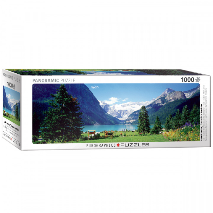 Könyv Puzzle 1000 panoramic Lake Louise Canadian Rockies 6010-1456 